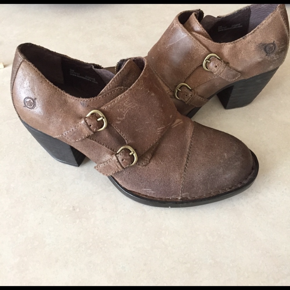 Stylish Brown Leather Women's Shoes
